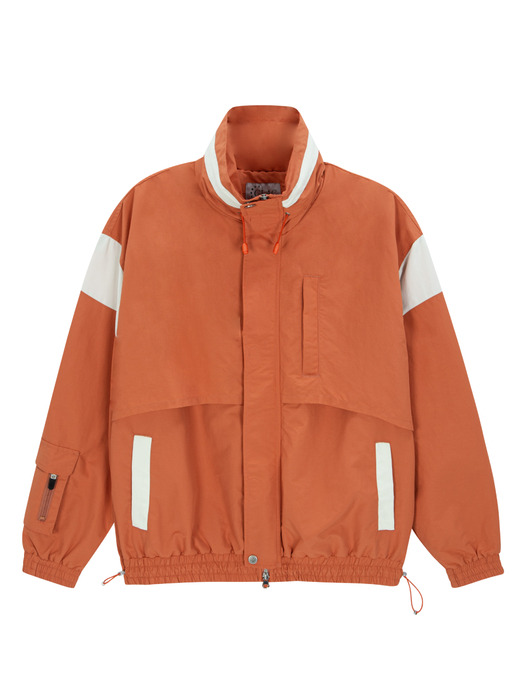 Hiker Varsity Track Jacket (Dusty Orange)
