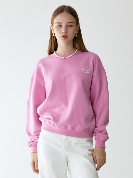 niddle sweatshirts_pink