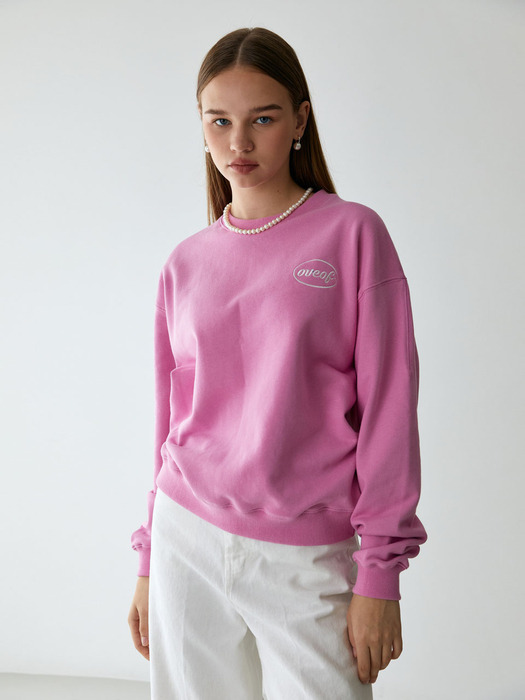 niddle sweatshirts_pink