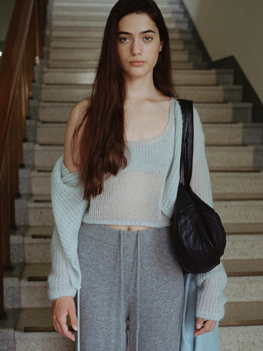 [모노하]Mohair ribbed knit cardigan (2colors) [W CONCEPT]