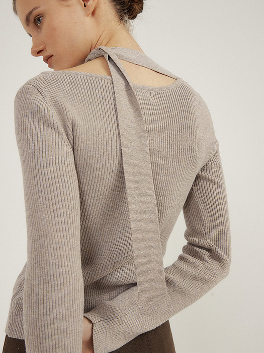 Neck Tie Knit(OAT)