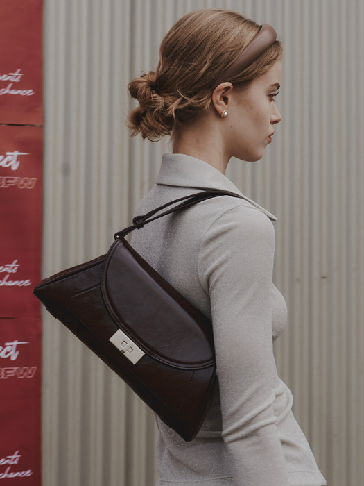Echell Taylor bag [Red Brown_silver]