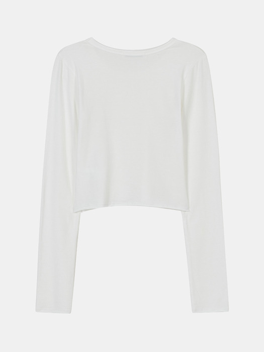 fit layered t-shirts (white)