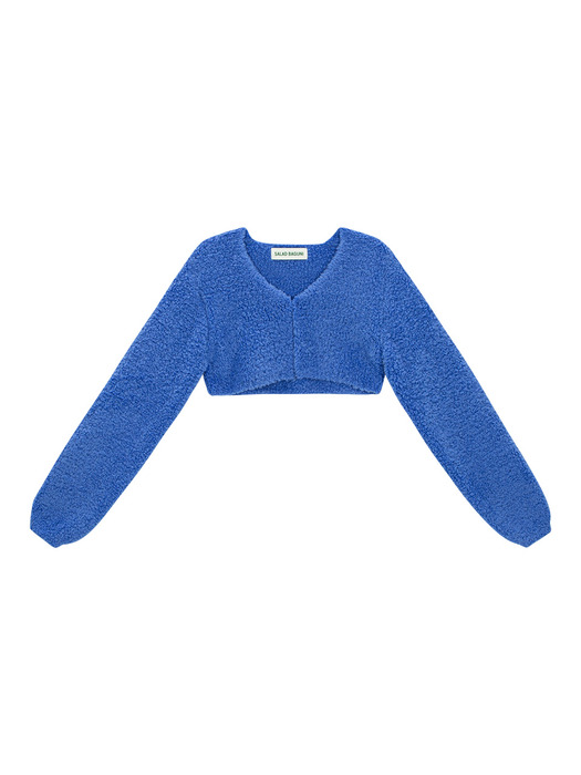 Super Cropped Wool Jacket_blue