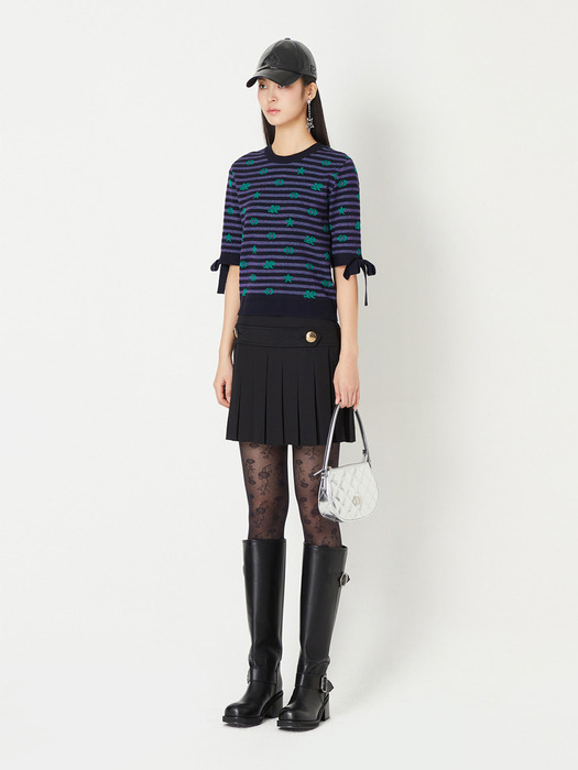 [Holiday Edition] Pleats Mini Skirt _LFKAS24050BKX