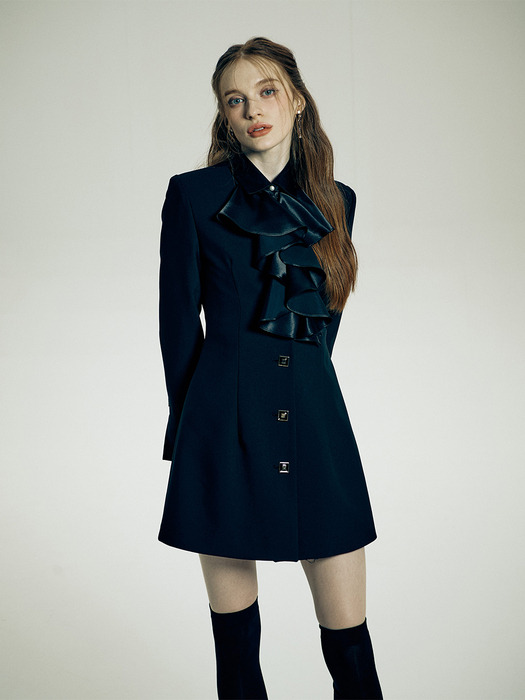 SLEEVE JACKET DRESS