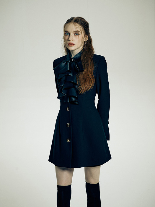 SLEEVE JACKET DRESS