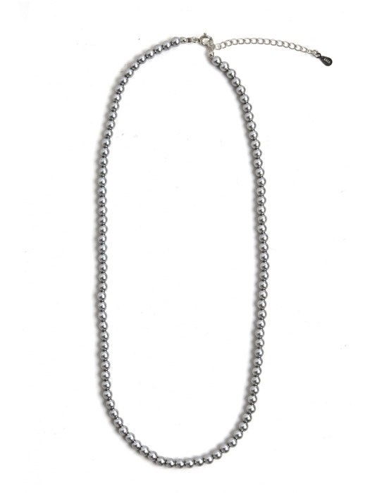 [Silver925] HTY013 Grey pearl necklace