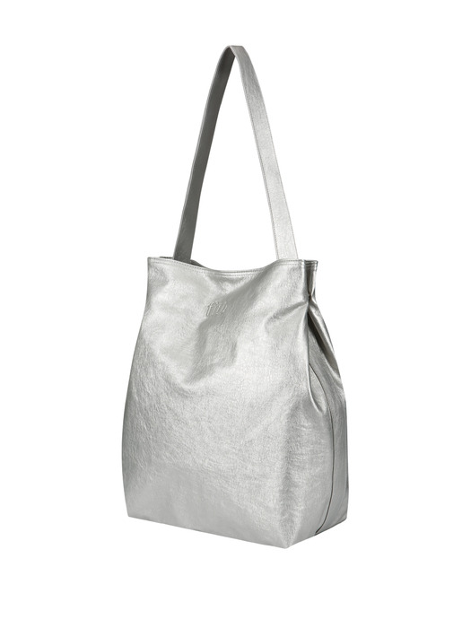 Flow Bucket Shoulder Bag (silver)