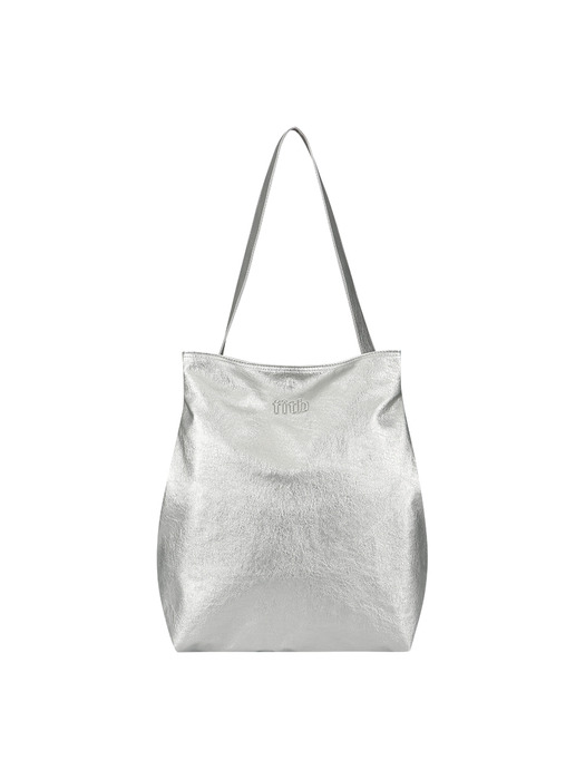 Flow Bucket Shoulder Bag (silver)