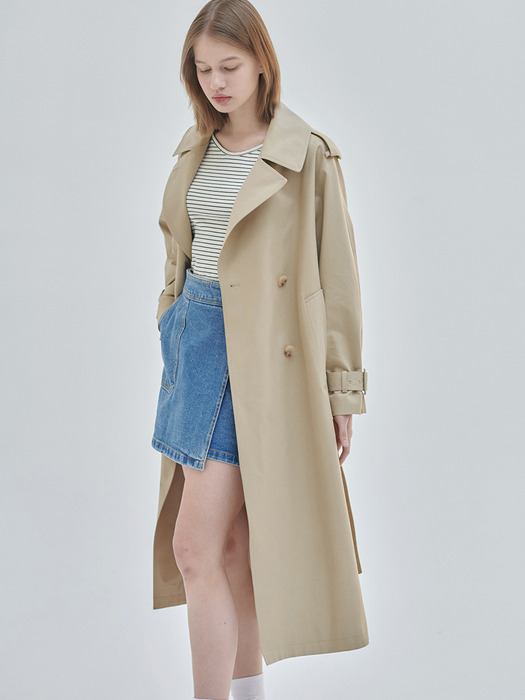 24SN vintage max trench coat [C/BE]