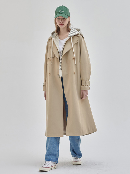 24SN vintage max trench coat [C/BE]