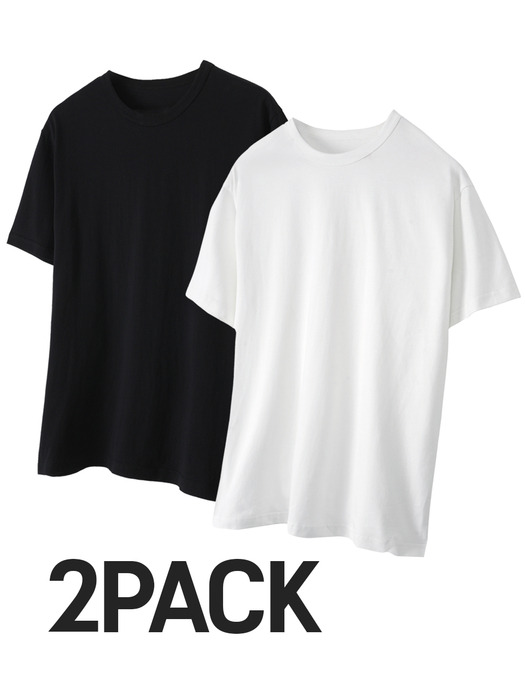 [2PACK] DM1014 BASIC COTTON T-SHIRT