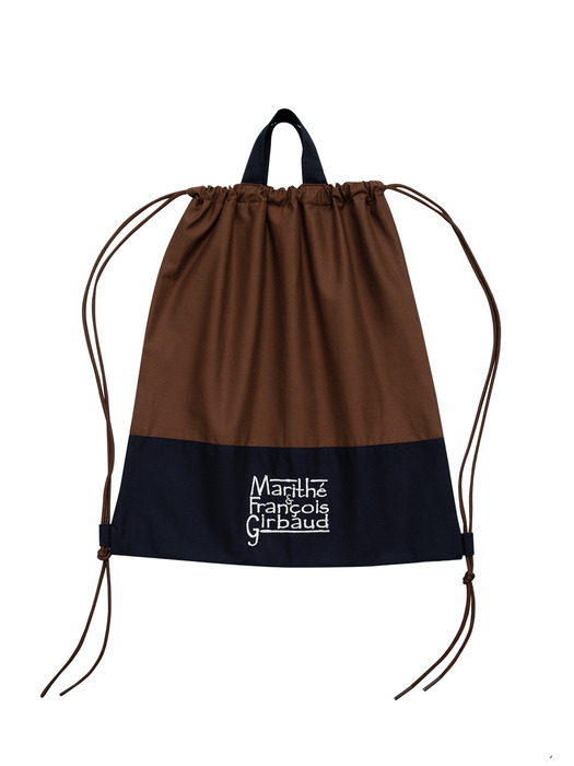 MFG X JS LOGO GYM SACK_BROWN