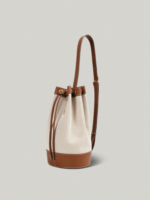 VASE BACKPACK [BROWN - CANVAS]