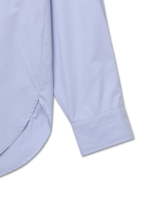 OVERSIZED COTTON SHIRTS POWDER BLUE