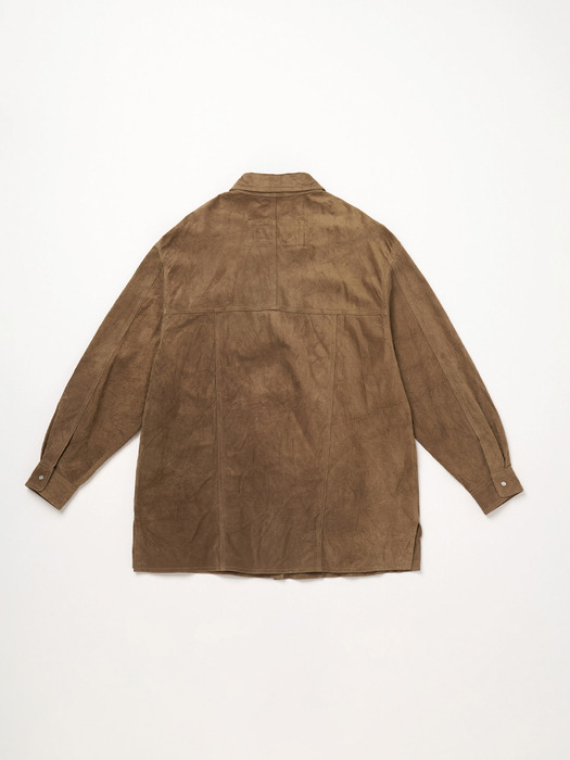 Via Rio suede shirt jacket (Light brown)