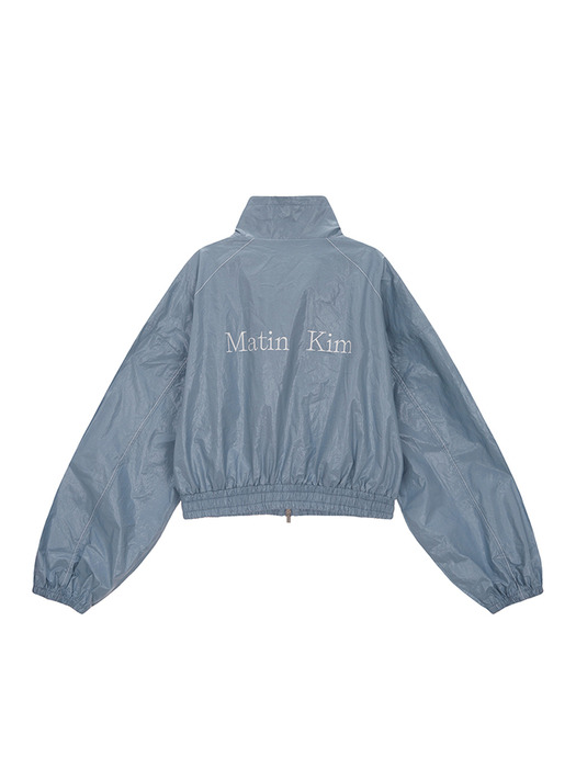 MATIN COATING CROP BLOUSON IN SKY