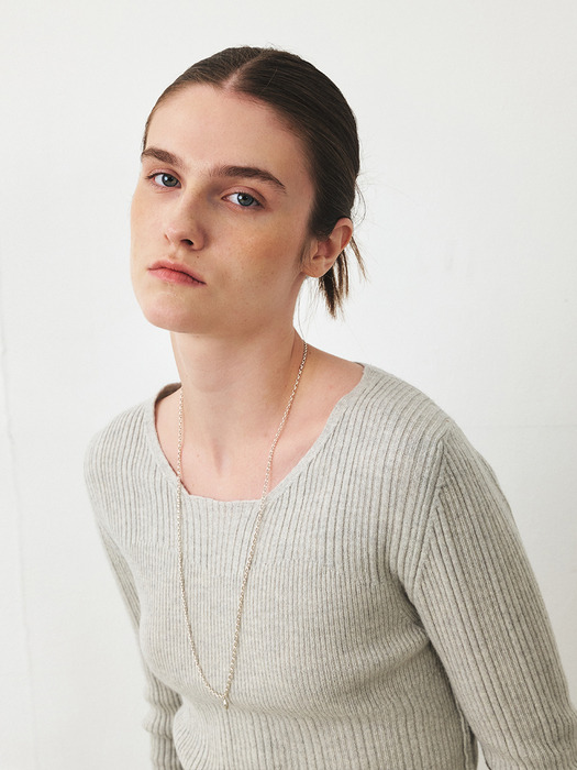 TFF MERINO WOOL ROUND KNIT TOP_3COLORS