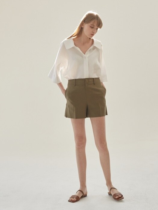 Summer linen short pants [KA] 