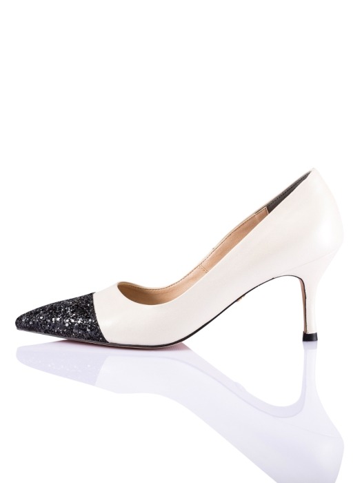 Glitter Stiletto_Ivory Pearl