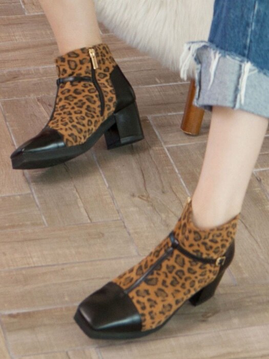 T-Strap Ankle Boots - LC