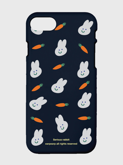 Rabbit carrot-navy(color jelly)