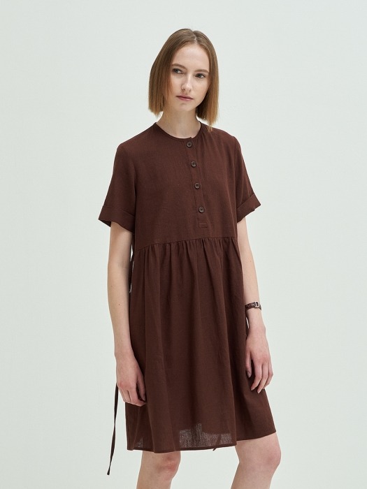 Round Linen Dress