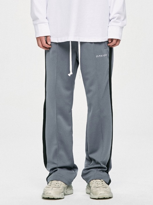 08 Track Pants - Grey/Black