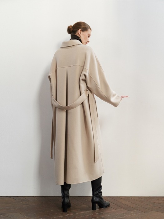 NTW CASHMERE SINGLE COAT [HAND MADE] 2COLOR