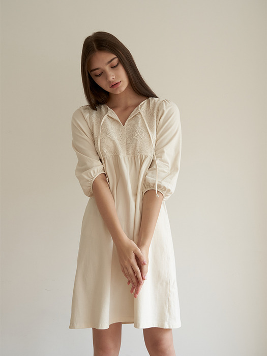 Organic Cotton Homewear (오가닉 면자수 홈웨어 원피스)