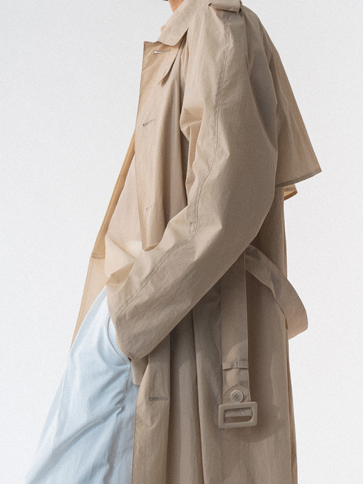 LIGHT TRENCH COAT (2COLORS)