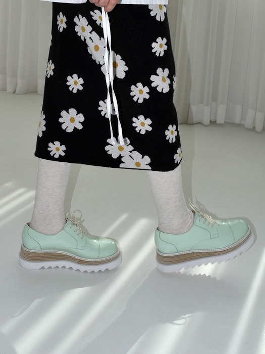 Platform Pastel Oxford Shoes