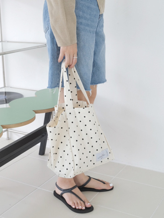 natural cotton bag ( dot )