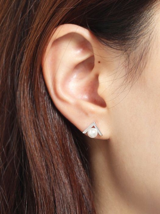 14k gold pearl toit earrings ETE-00702