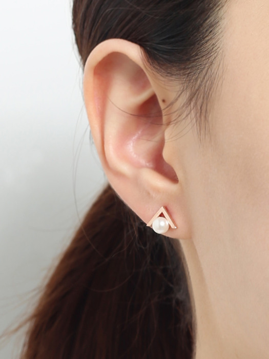 14k gold pearl toit earrings ETE-00702