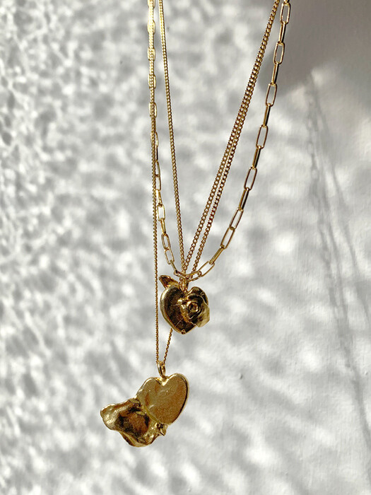 925 Silver Angel Heart Necklace