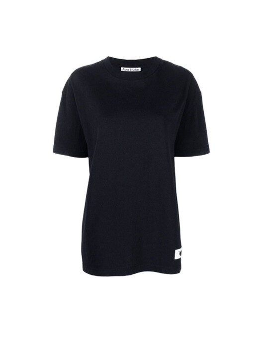 21SS 로고 패치 오버핏 티셔츠 블랙 AL0199 900