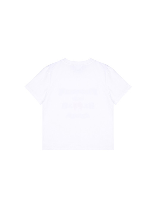 FWBA crop T shirts [White]