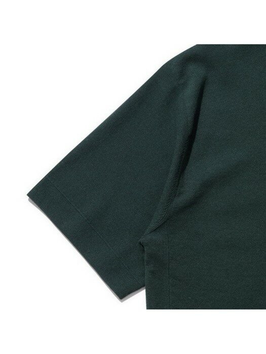 one pocket short sleeve crew-neck sweater_CWWAM21204GRX