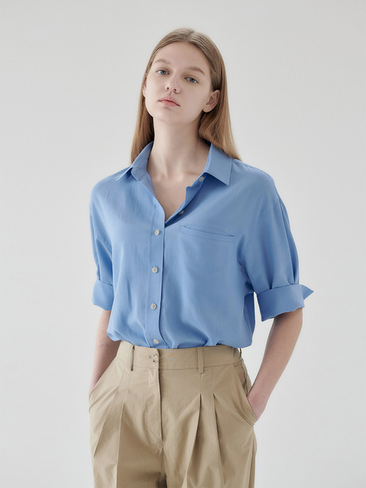 21N summer basic shirts [BL]