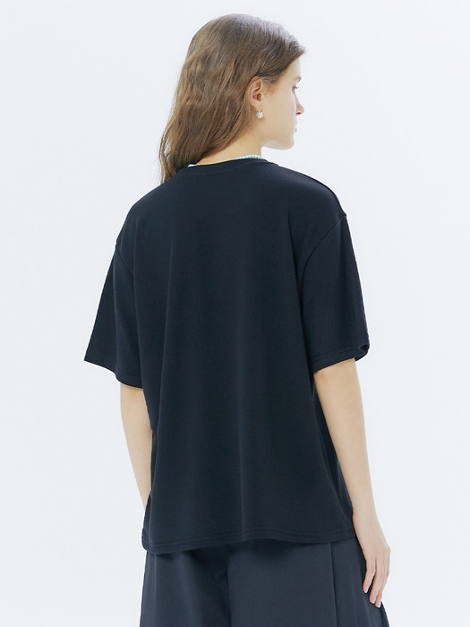 ECO EMBLEM T-SHIRTS_BLACK