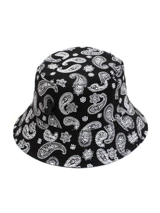 BK Thunder Black Paisley Bucket Hat 버킷햇