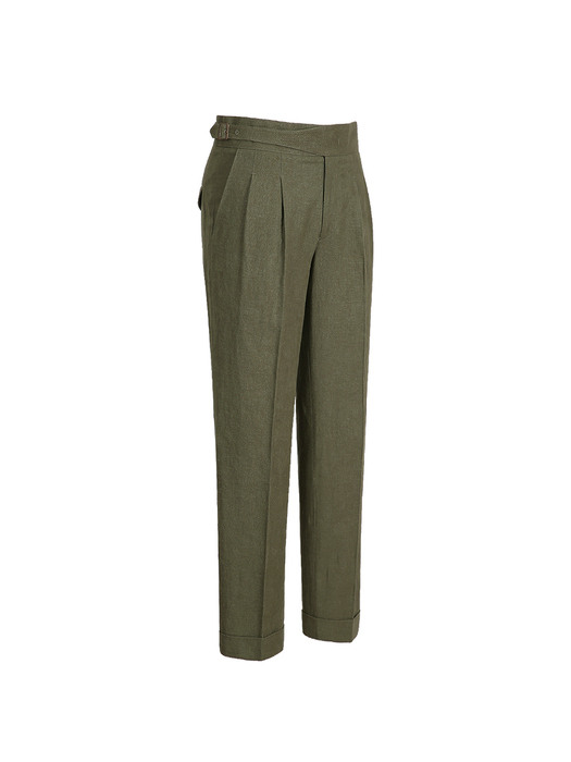 8s Linen Gurkha Trousers (Light Khaki)