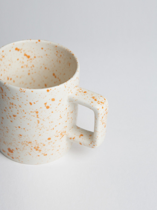 Splatter Mug Matte Orange