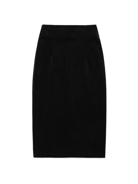 REORG BACK SLIT SKIRT 3COLORS