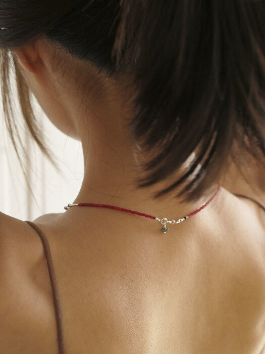 Howlite Spinel Necklace