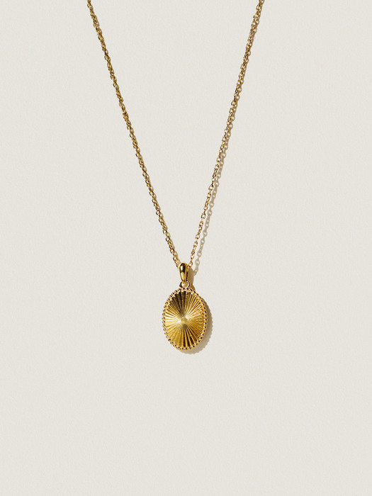 Sphere Oval Necklace