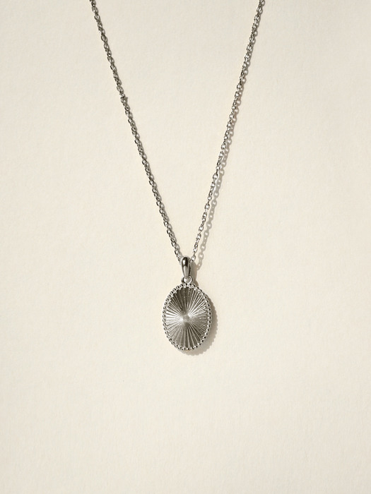 Sphere Oval Necklace