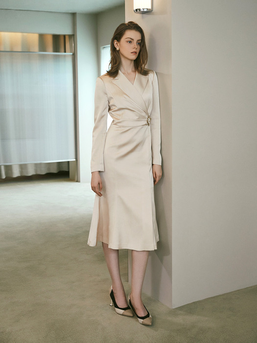 SAIS / Tailored Long Dress(beige)